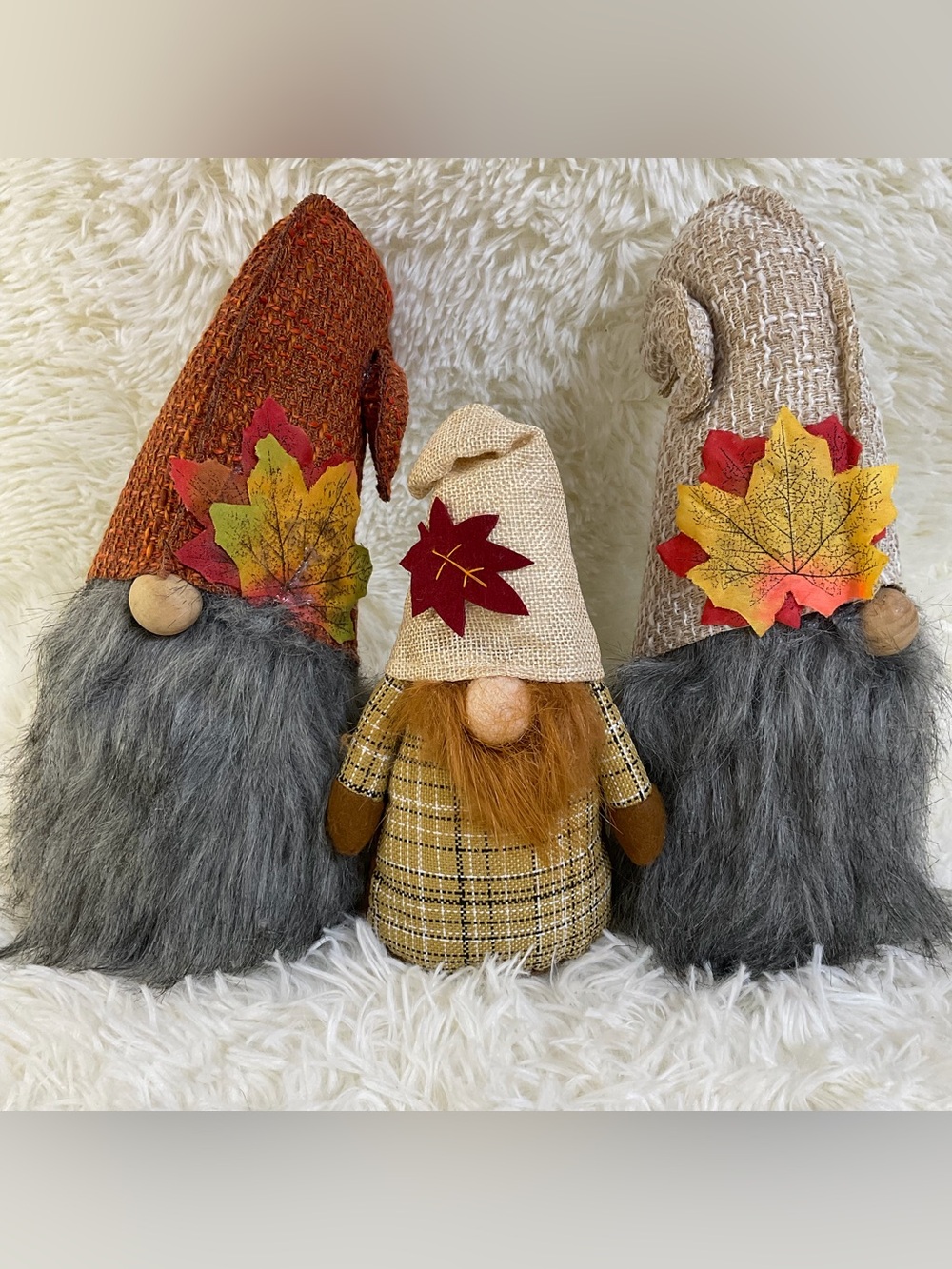 Fall Gnome Trio